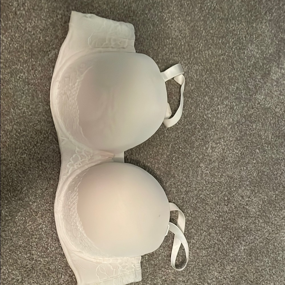 Elegant White Lace Bra